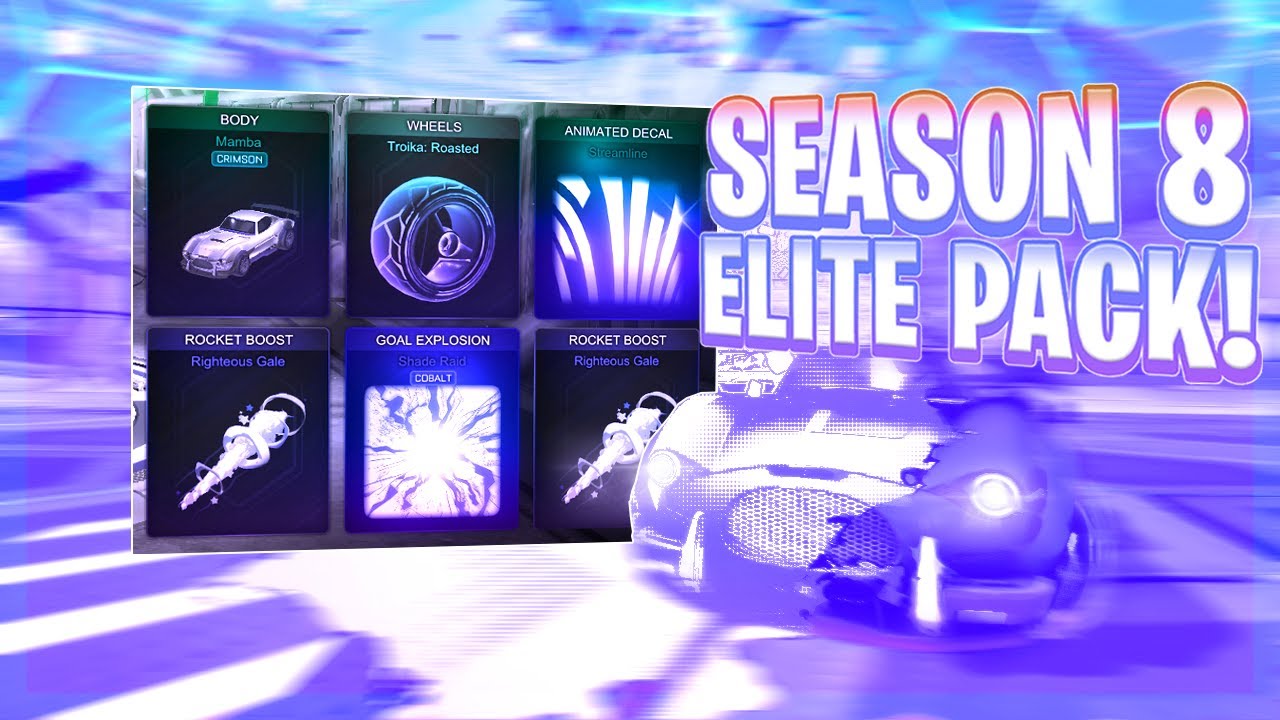 THIS *NEW* SEASON 8 ELITE PACK ITS INSANE! (Rocket League Season 8)