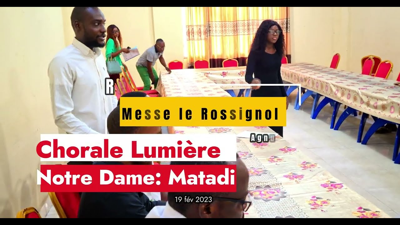 Agnus Dei Messe le Rossignol par la chorale Lumière de Matadi