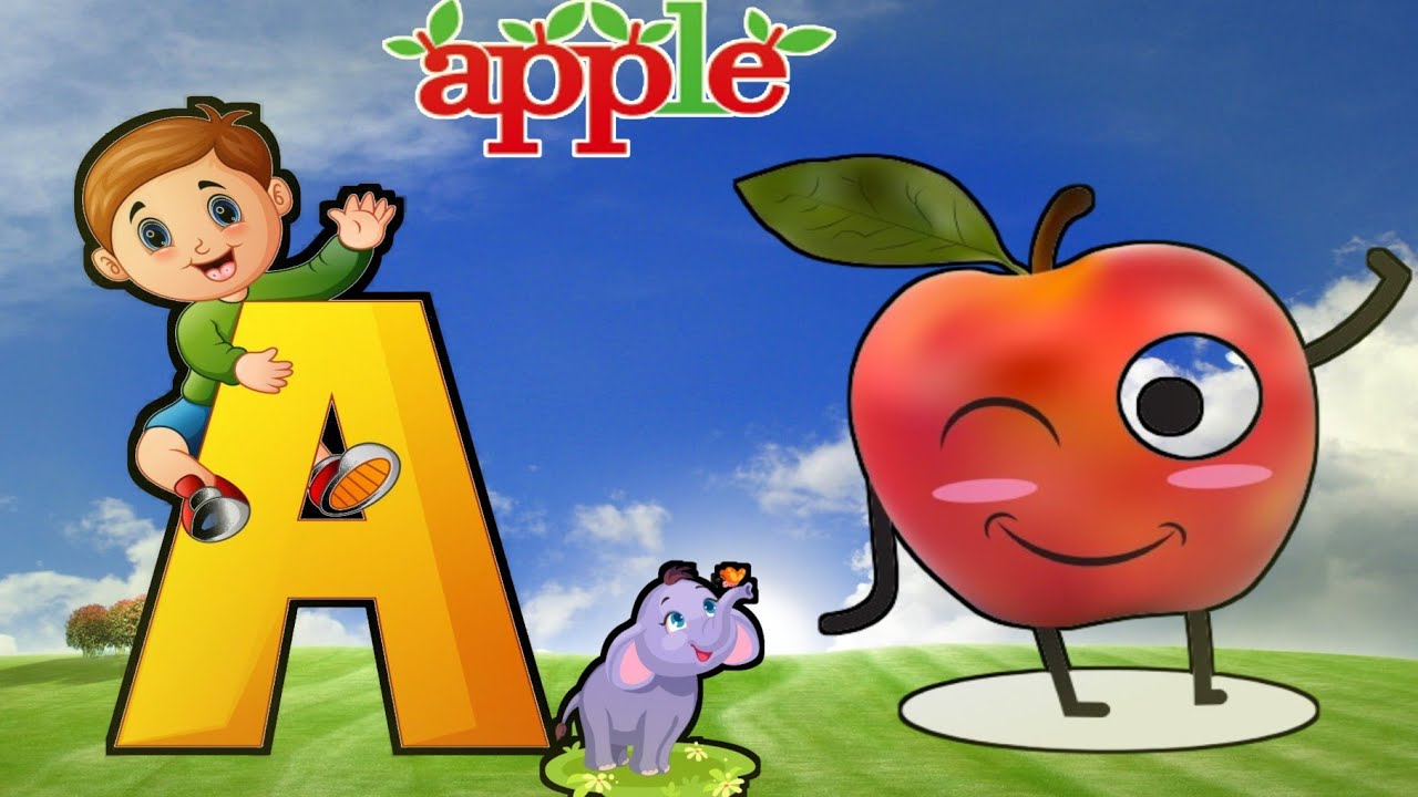 A for Apple/Kids Phonics song/Kindergarten Study zone/Kid's Videos/