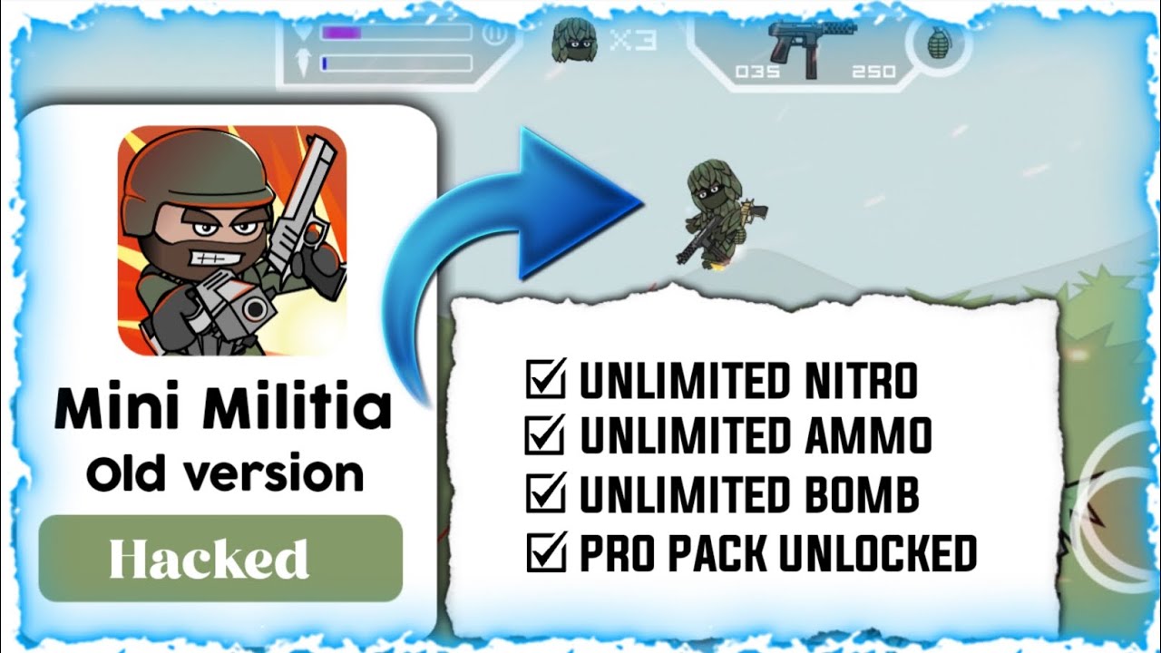 How to download mini militia hacked🎭 old version 4.2.8