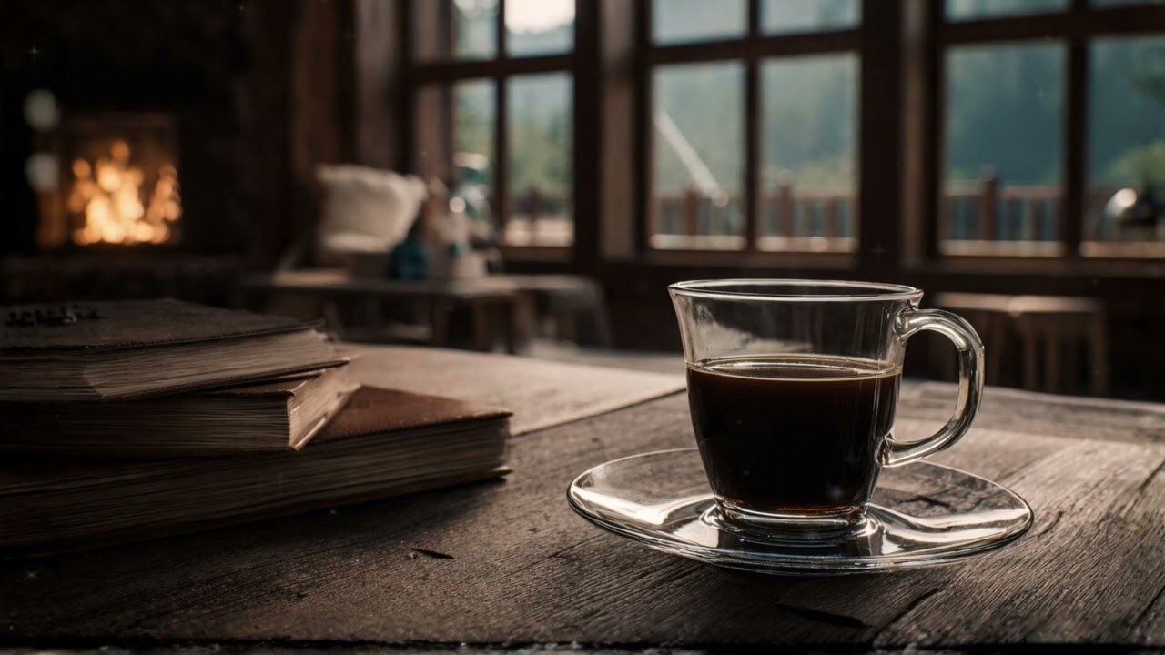 A Quiet Cup by the Window ☕️ Calm Jazz for Winter Evenings & Deep Focus
