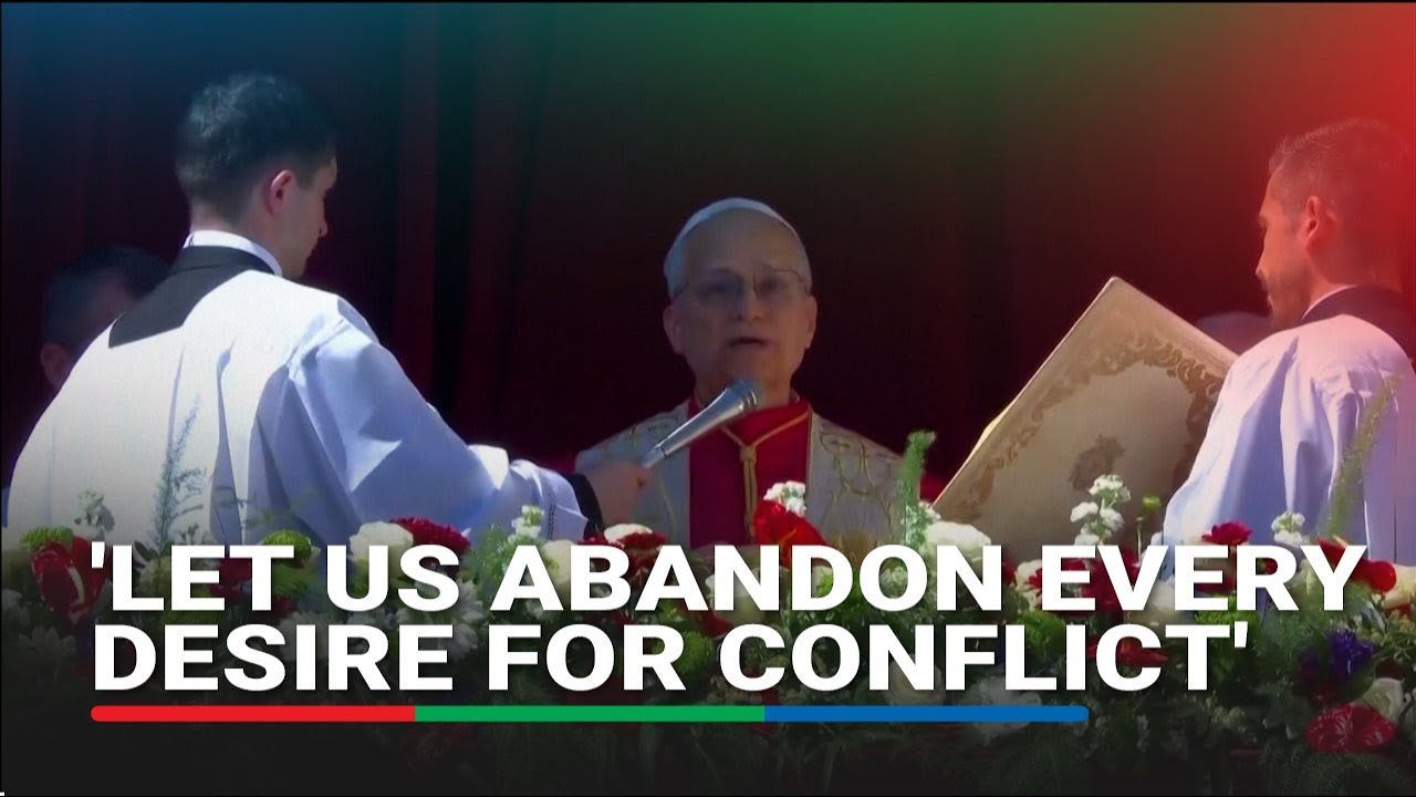 Pope Leo urges world leaders to end wars, renounce conquest in Easter address | ABS-CBN News