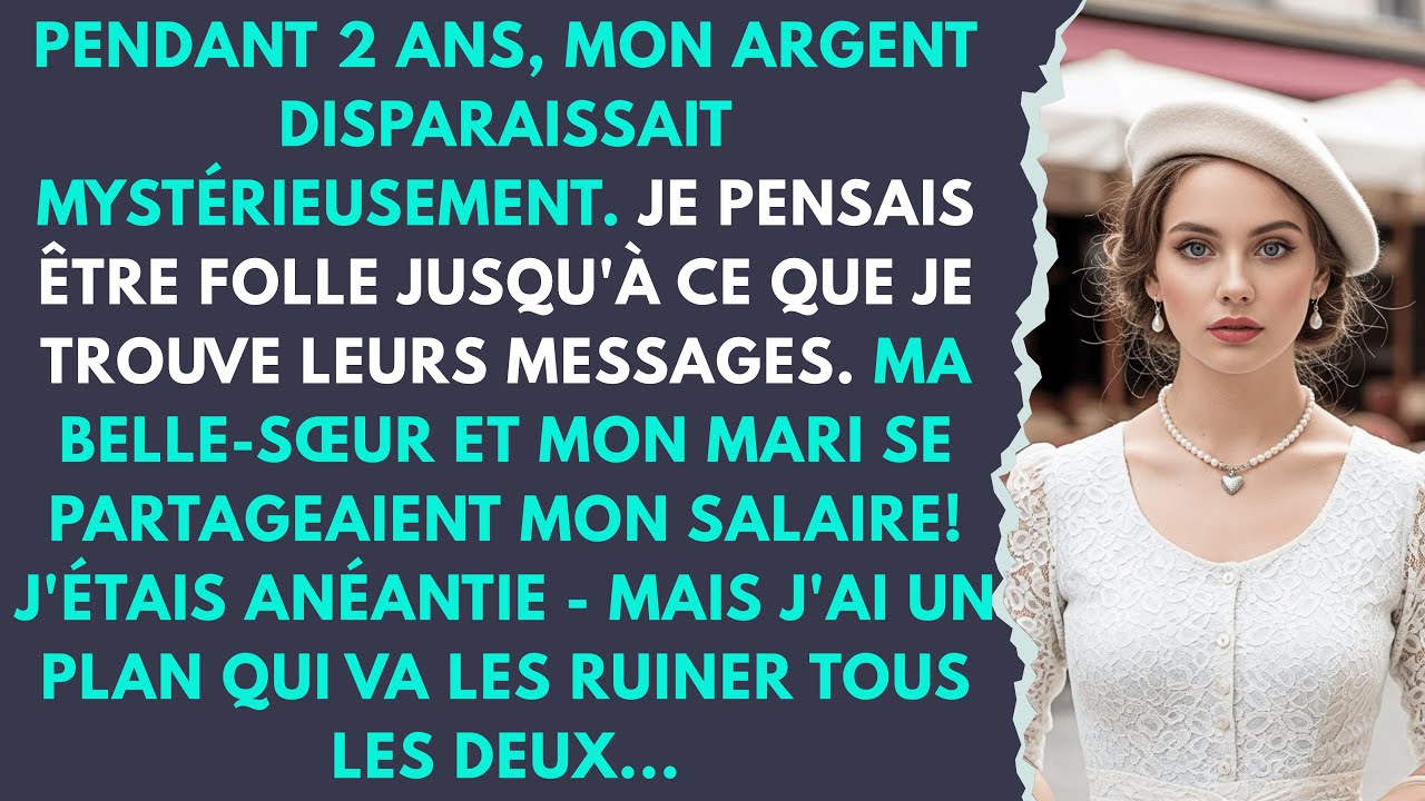 Ma belle-sœur vole mon salaire chaque mois avec la complicité de mon mari - un jour j'ai découver...