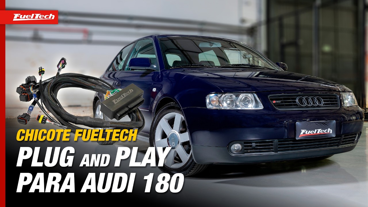 Chicote Plug and Play com FT550 para Audi A3 180cv. Instala, baixa o mapa e sai andando!