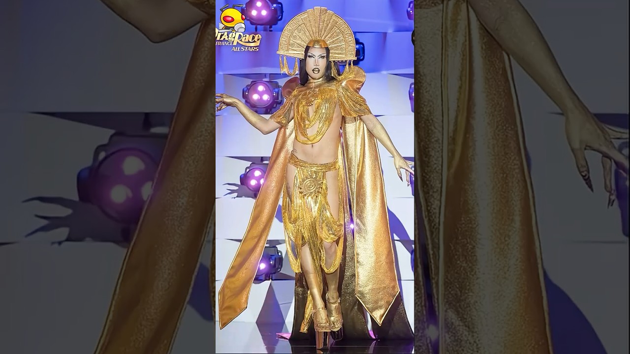 Drag Race France All Stars - Best I Love Gold Looks #rupaulsdragrace #dragracefrance