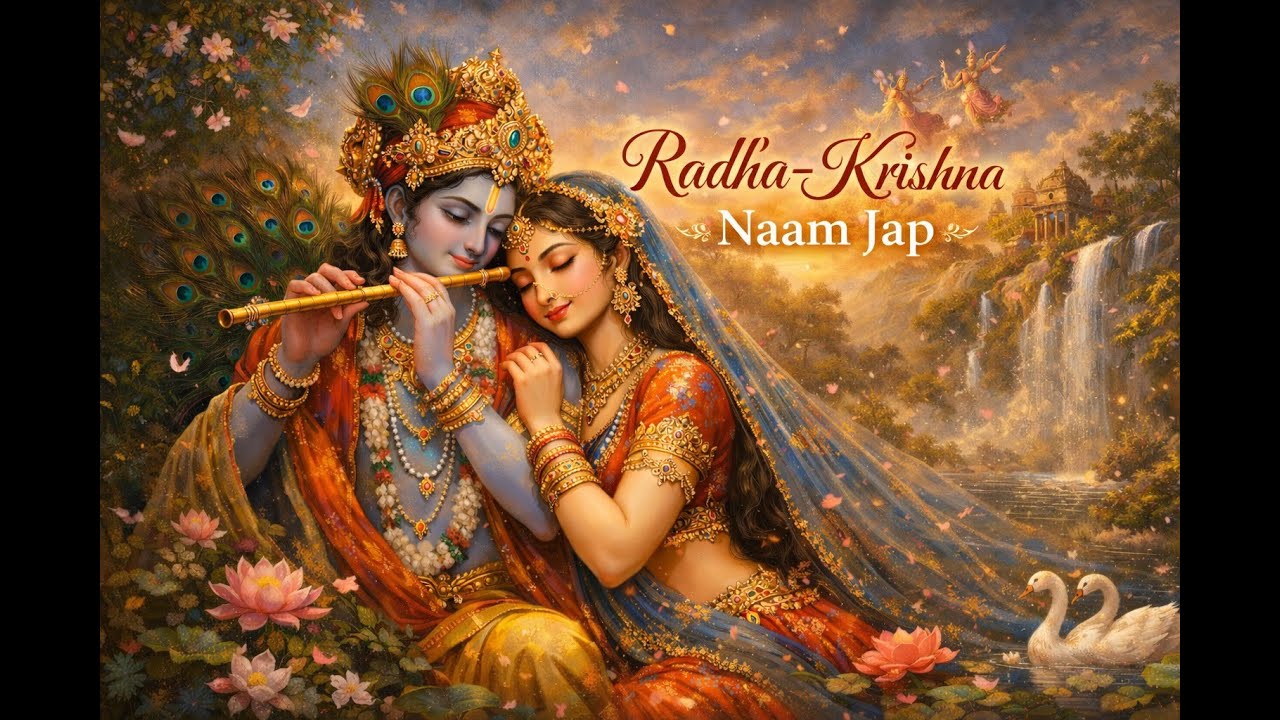 (No Ads) Radhe Krishna Naam Jap | राधे कृष्ण Chanting | Peaceful Devotional & Ultimate Divine Energy