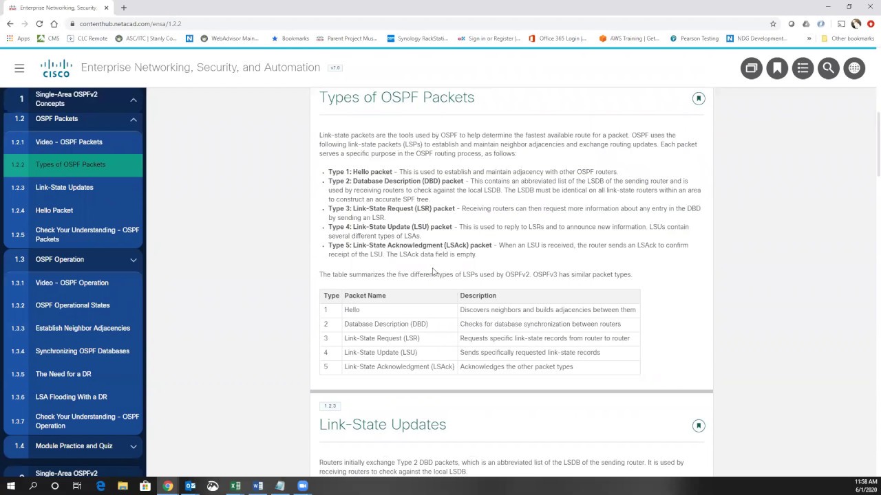 CCNA v7 Module 1 ENSA Single Area OSPFv2 Concepts Lecture