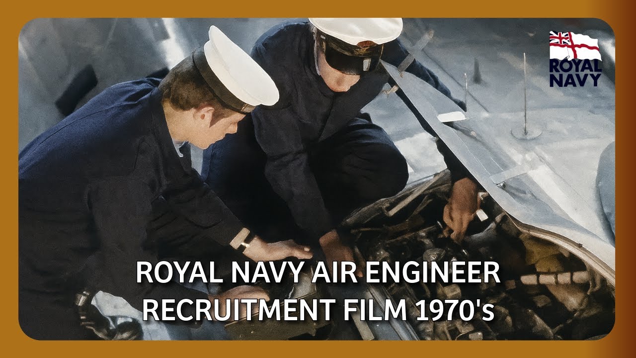 Royal Navy Aircraft Engineers Recruitment Film 1970's | HMS Daedalus