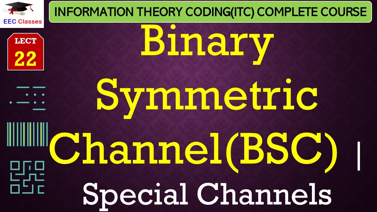 L22: Binary Symmetric Channel(BSC) | Special Channels | Information Theory Coding Lectures Hindi