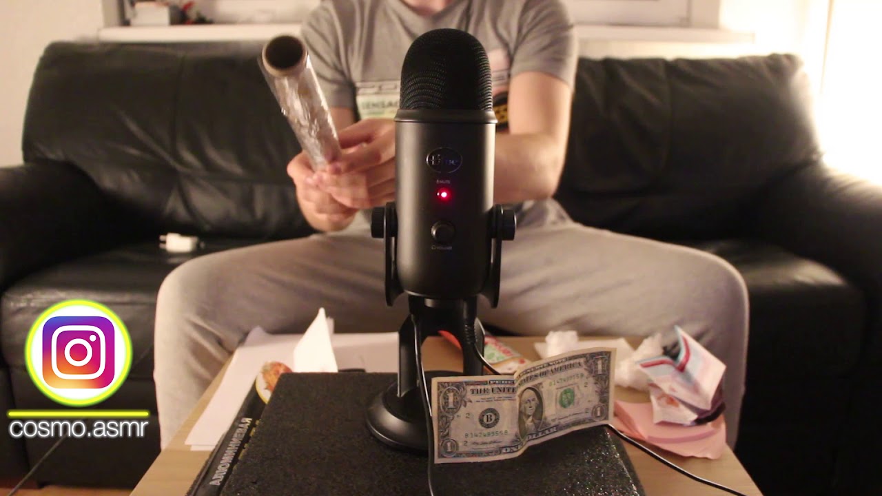 АСМР / ASMR. Звуки триггеры / triggers: Бумага, фольга, деньги и т.д.