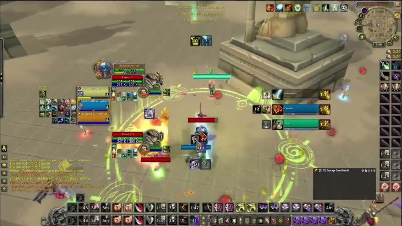 Sneaks 1 Lights Out! (MoP Classic 3v3) Ft. Chromaticsz