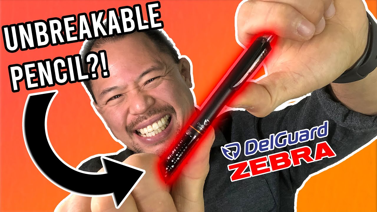 Zebra Delguard Unbreakable Mechanical Pencil Review | Office Tips and Tricks | Ed Tchoi