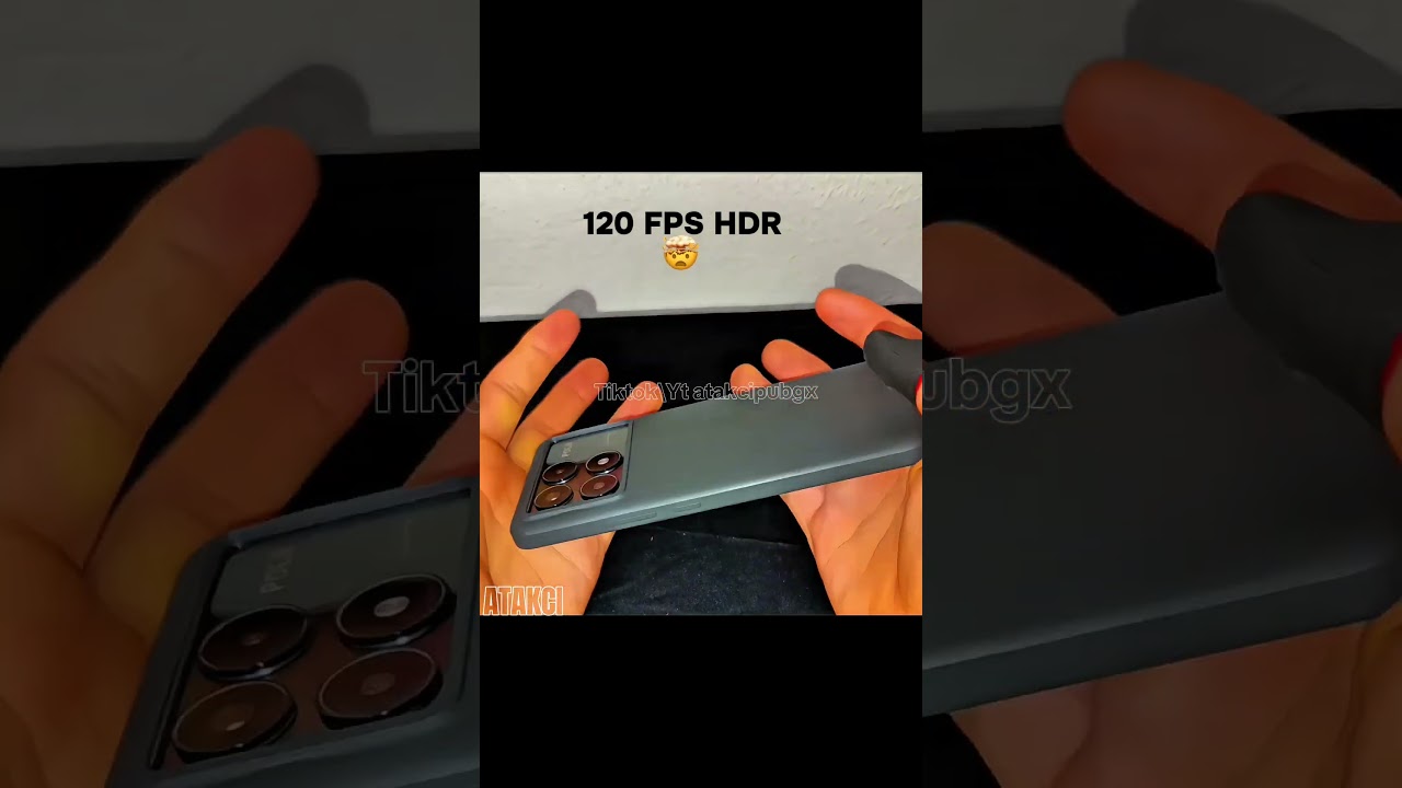 POCO X6 PRO ☠️🔥 #pocox6pro #120fps #hdr #tutorial