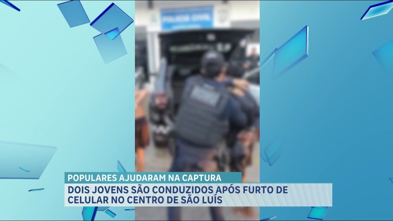 Guarda Municipal conduz dupla suspeita de furto de celular no centro de São Luís