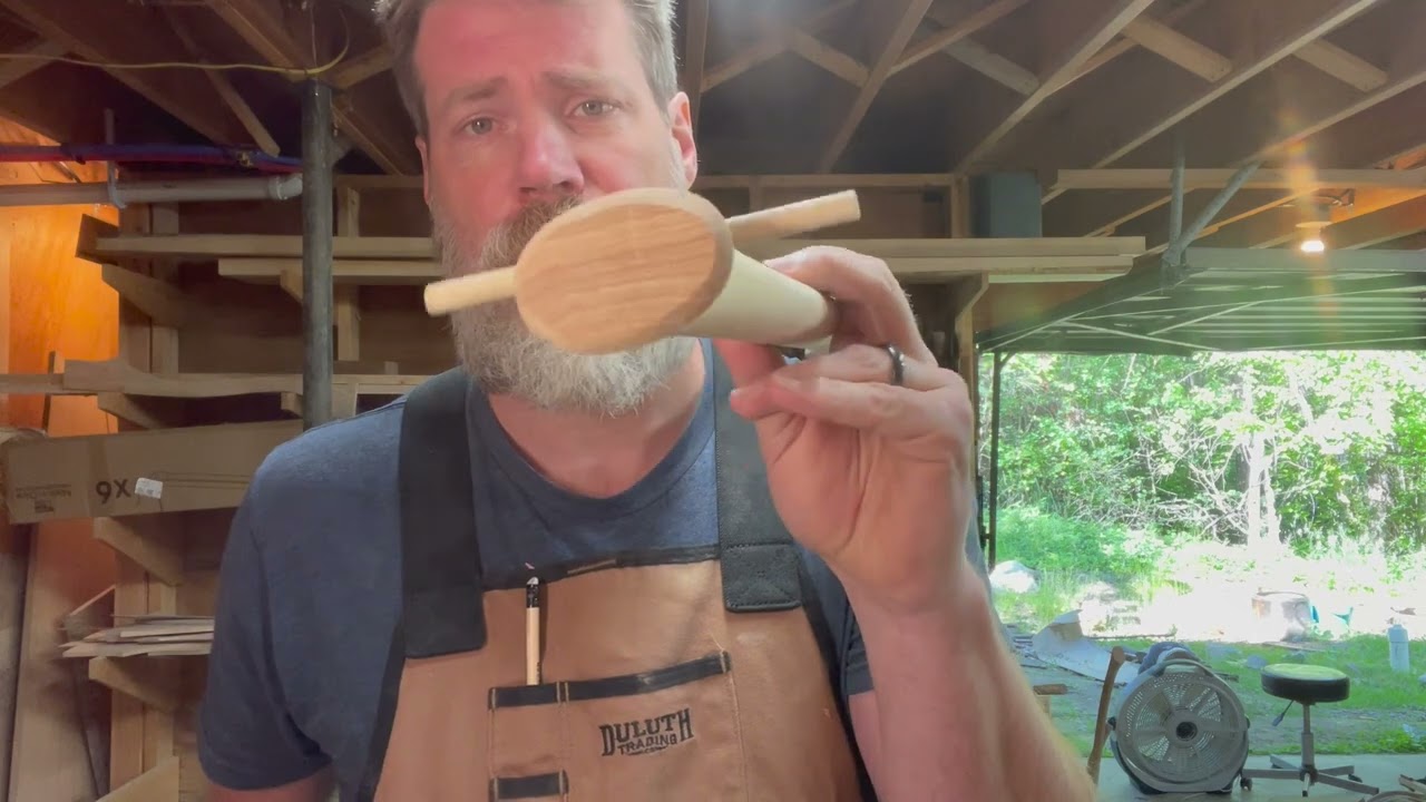 Cracked Axe handle repair: Dowel Fix Method