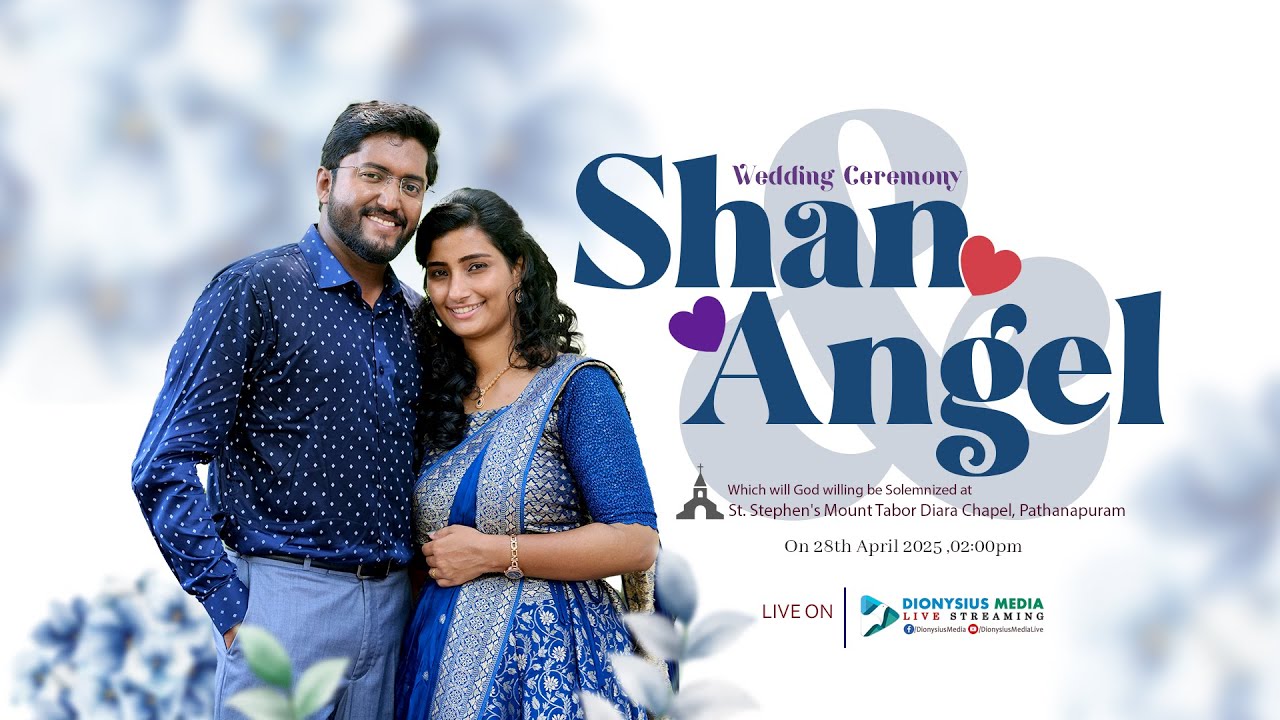 Shan weds Angel - WEDDING CEREMONY & RECEPTION LIVE | 28.04.2025