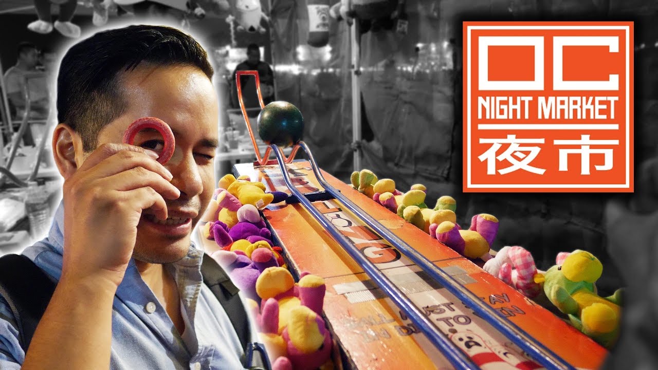 Playing ALL the carnival games at OC Night Market!