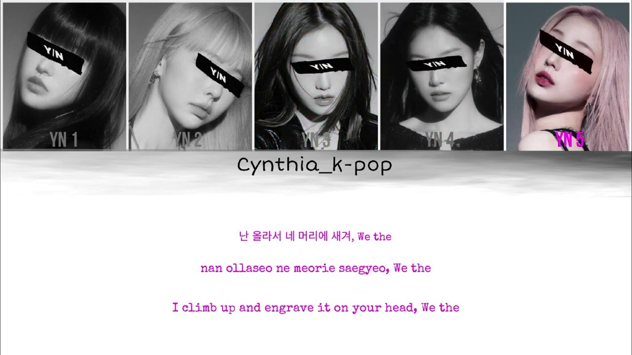 BADVILLAIN By BADVILLAIN (Your Girl Group) 5 members version (Colour Coded Lyrics) | Cynthia_k-pop |