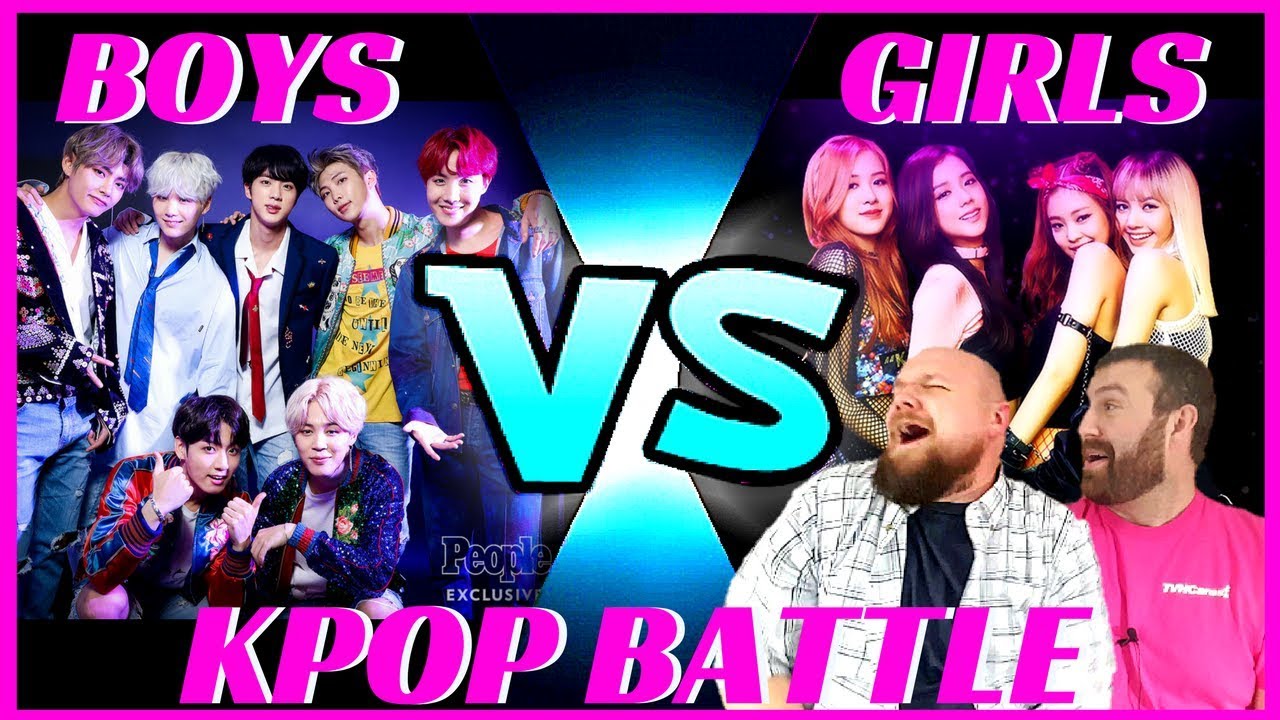 KPOP REACTION: BOY GROUPS VS GIRL GROUPS (2018) VERY HARD!!!