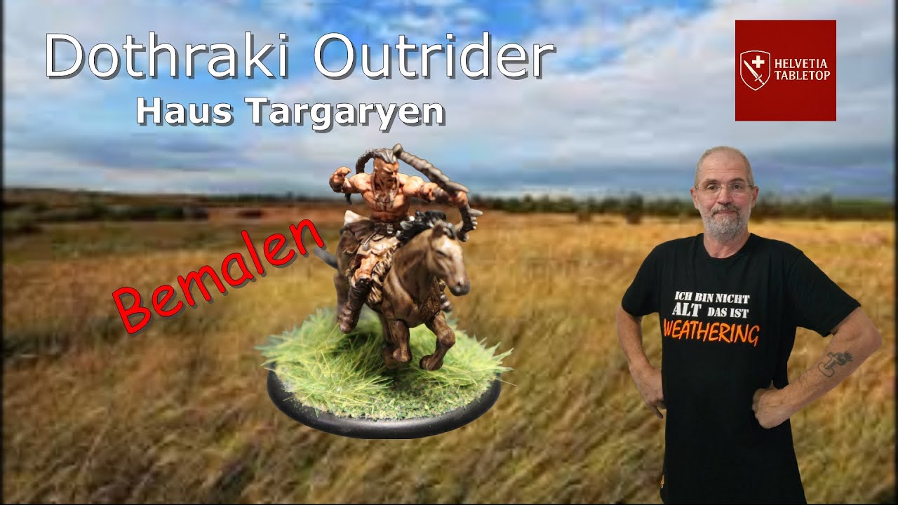 A Song of Ice and Fire Tutorial | Dothraki Outrider bemalen | Helvetia Tabletop