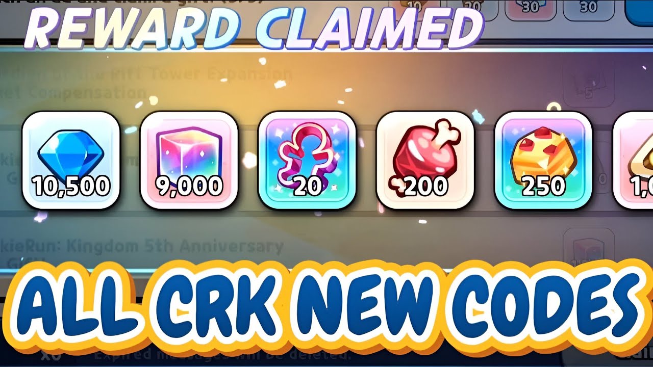 ALL CRK NEW COUPON CODES JANUARY 2026 I COOKIE RUN KINGDOM 5TH ANNIVERSARY 