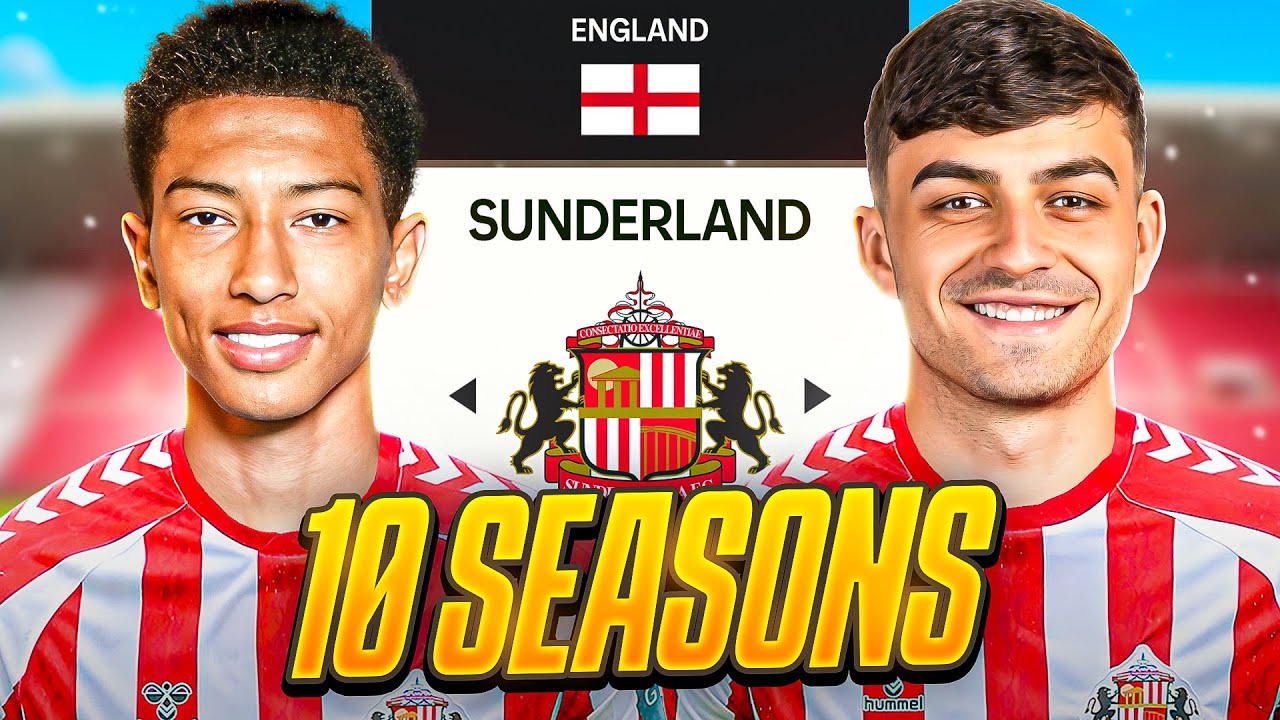 I Takeover Sunderland for 10 Seasons..