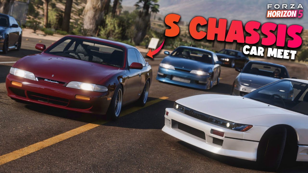 NISSAN SILVIA / S CHASSIS CAR MEET & CRUISE in Forza Horizon 5!