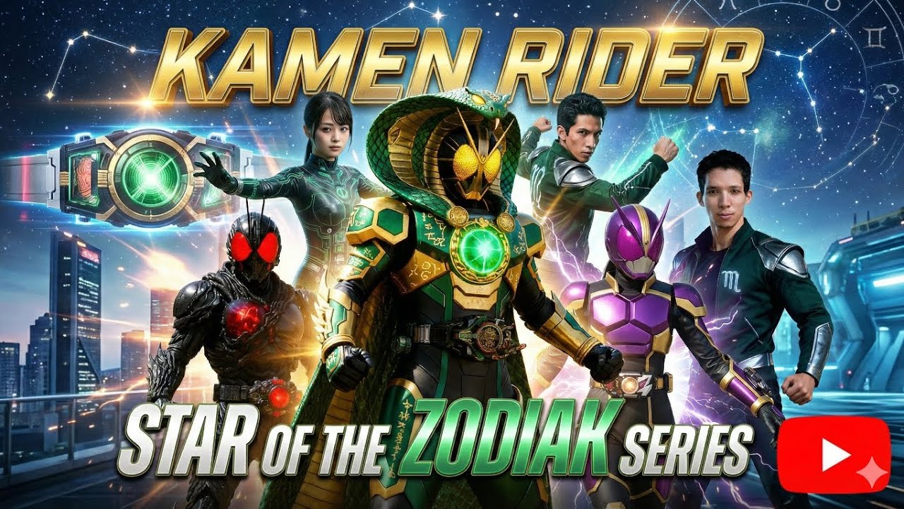 The movie Kamen rider star of the zodiak series - Muncul nya Dark Rider - awal kehancuran kota 