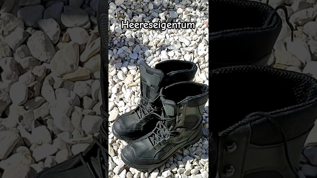 Army Boots Review Unboxing Heereseigentum Stumpp und Baier mit V&ouml;lkl Profil Sohle Gummi