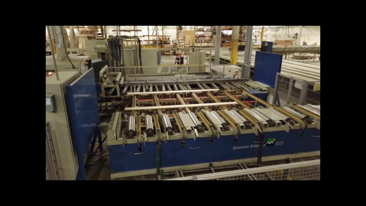 Weinig Raimann ProfiRip KR-450M Gang Rip Saw with Scan Core 2D Plus Lumber Defect Scanner (2005)