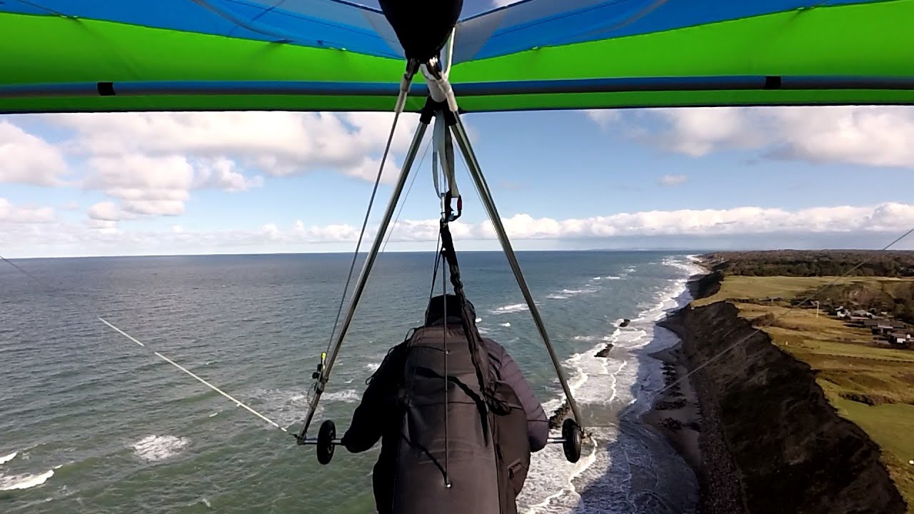 Autumn flying at Heatherhill. Hang gliding Danmark