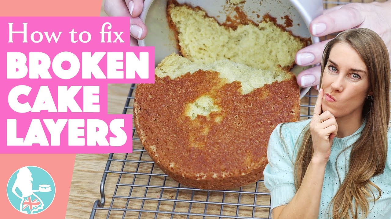 How to Fix Broken Cake Layers