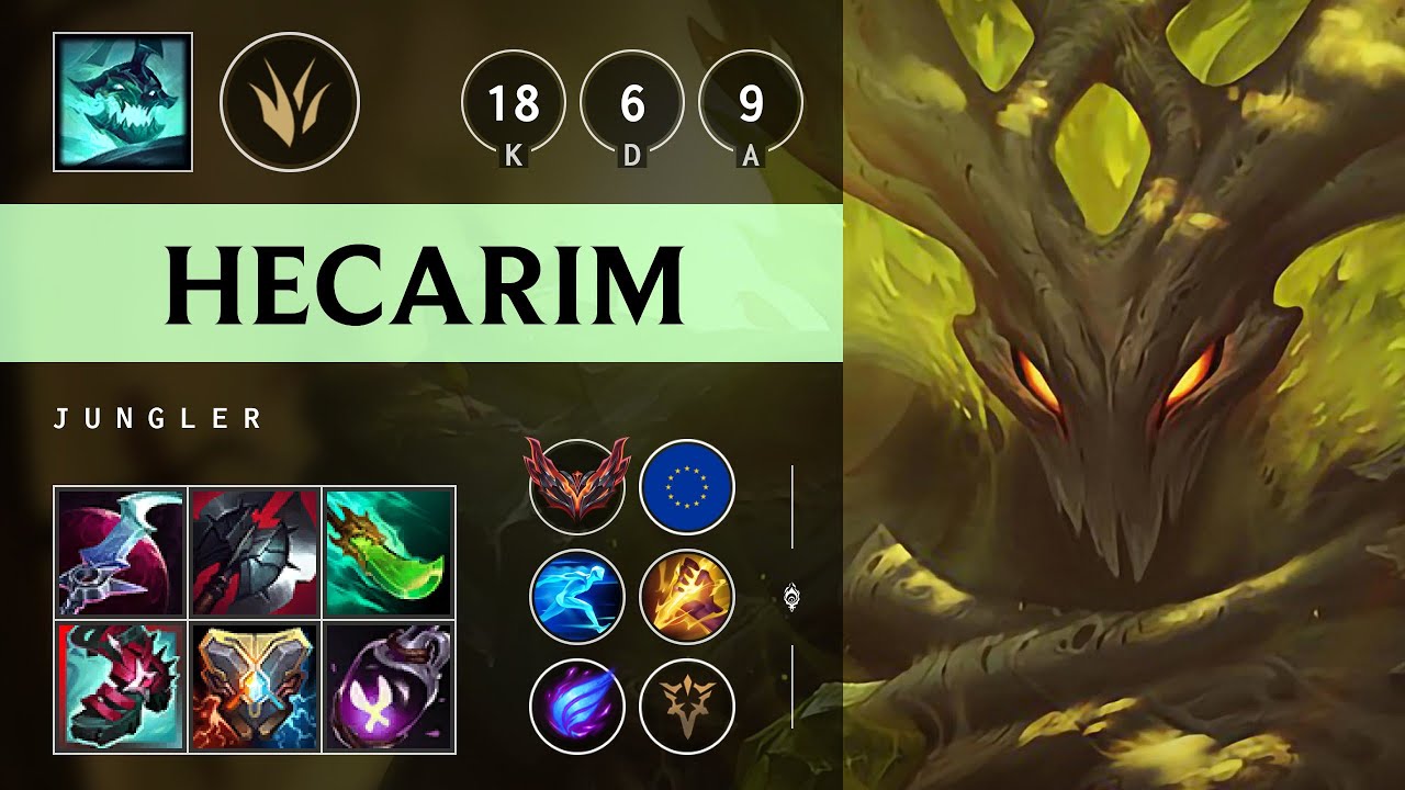 Hecarim Jungle vs Darius - EUW Grandmaster Patch 25.05