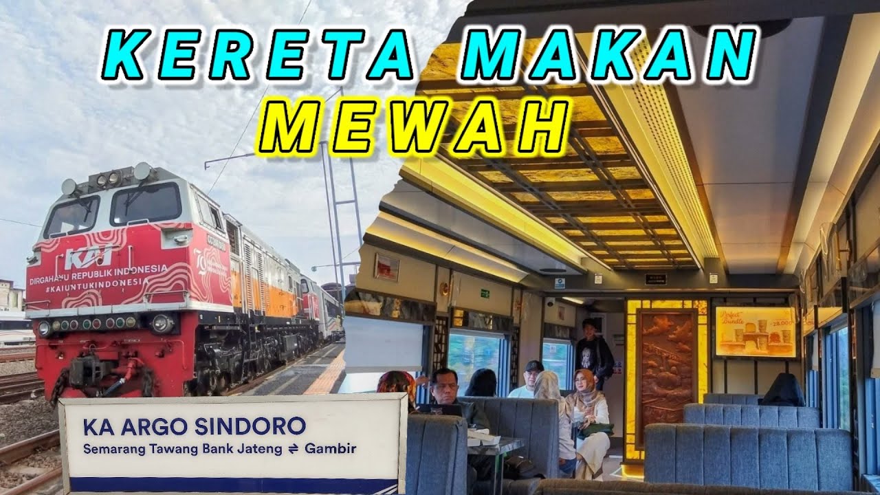 LEBIH NYAMAN DI KERETA MAKAN DARIPADA KERETA EKSEKUTIFNYA? | Trip Argo Sindoro Semarang - Cirebon