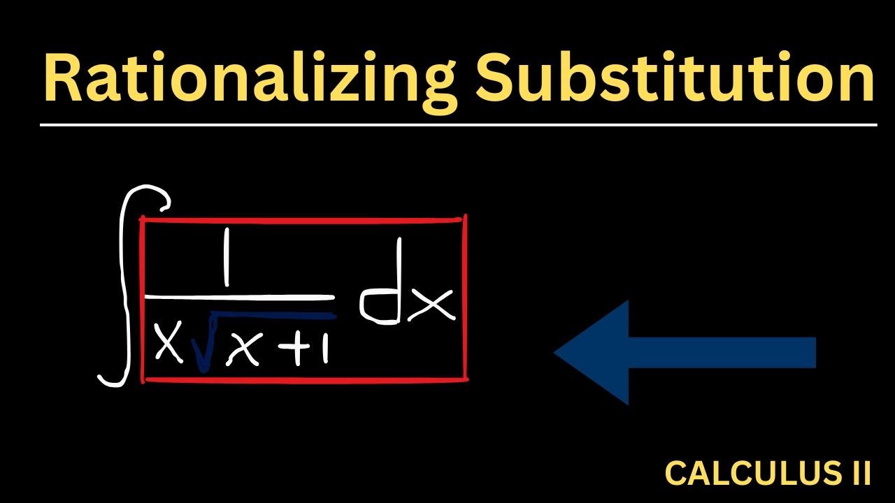 Master Rationalizing Substitution | Simplify Complex Integrals Step-by-Step