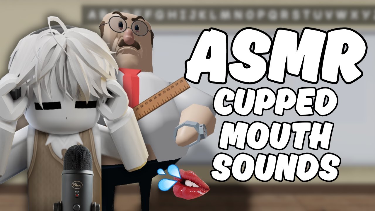 Roblox ASMR ~ Cupped Mouth Sounds At 300% Sensitivity 👄
