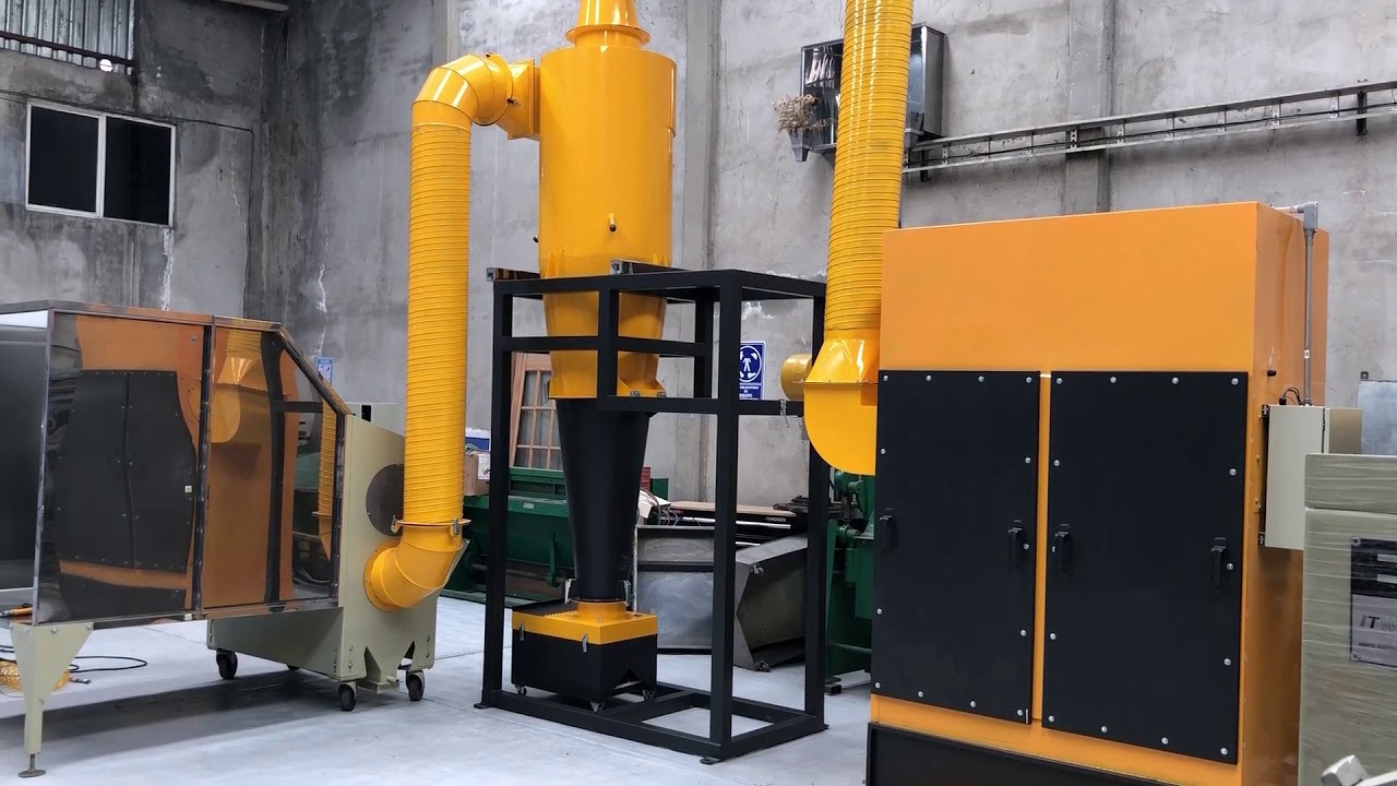 CABINA DE PINTURA ELECTROSTÁTICA EN POLVO CON CICLON