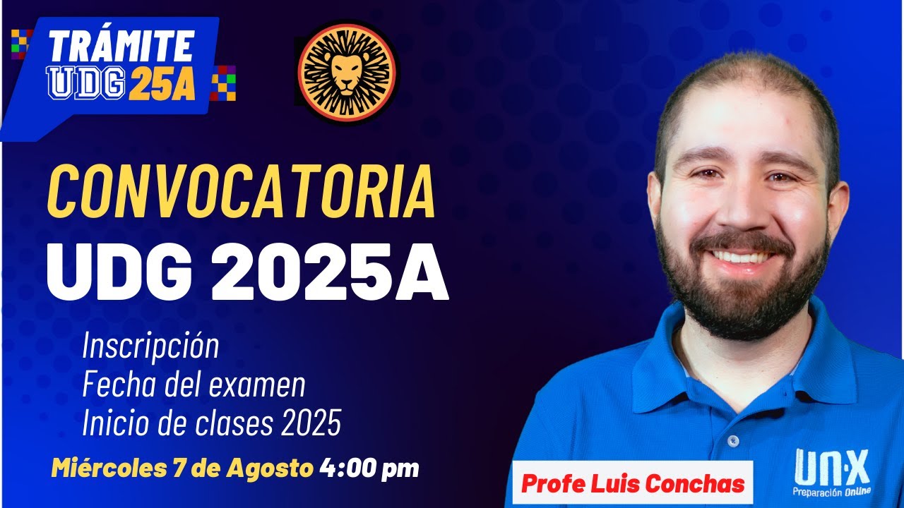 CONVOCATORIA Oficial de Trámites UDG 2025A - Ingresa en Enero 2025