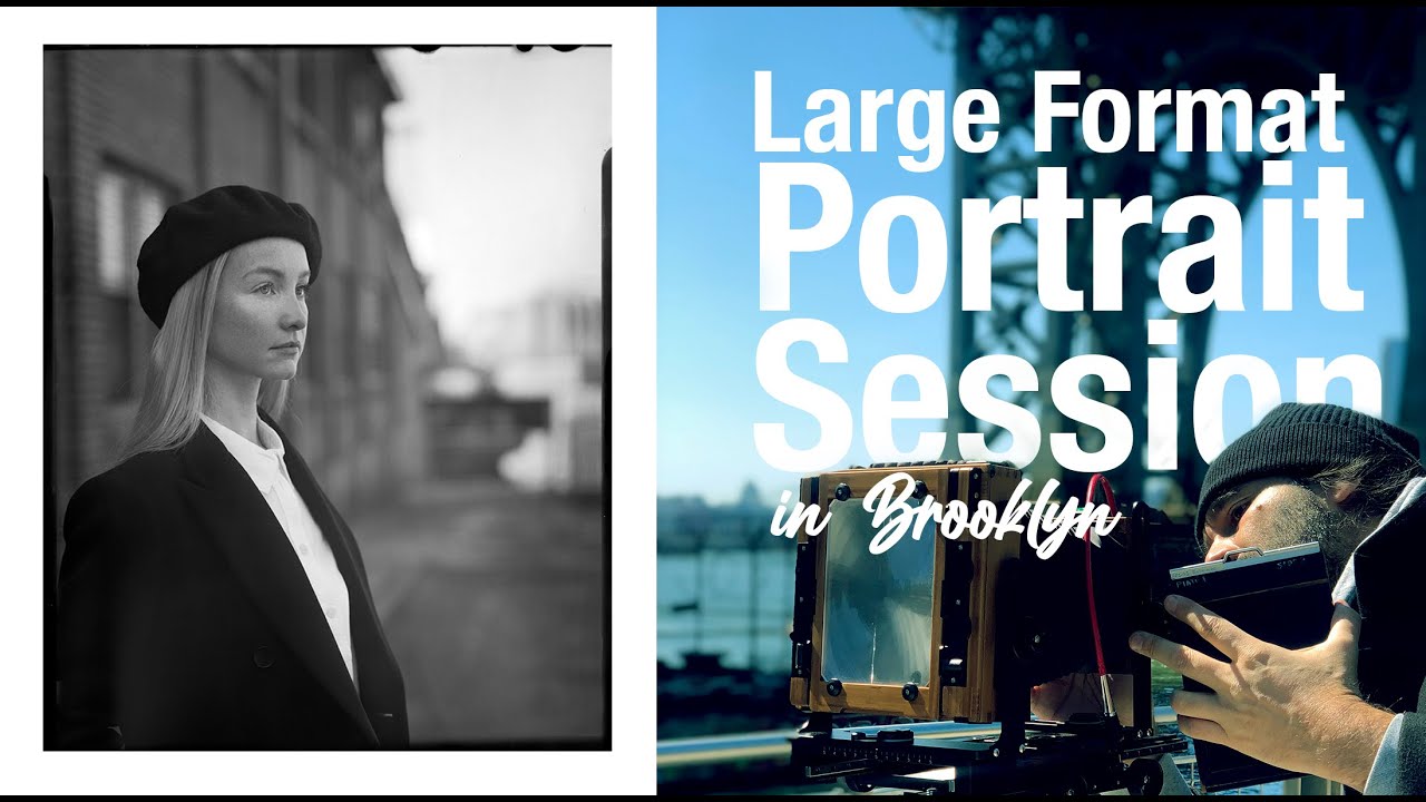 Large Format Portrait Session in Brooklyn, NY - Chamonix H1 4x5 Camera
