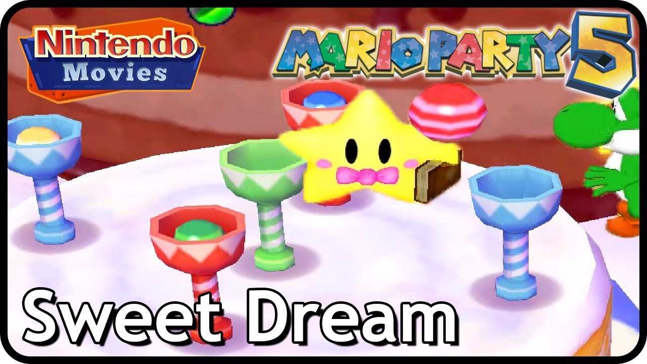 Mario Party 5 - Sweet Dream (3 Players, 50 Turns, Mario vs Yoshi vs Toad vs Wario)