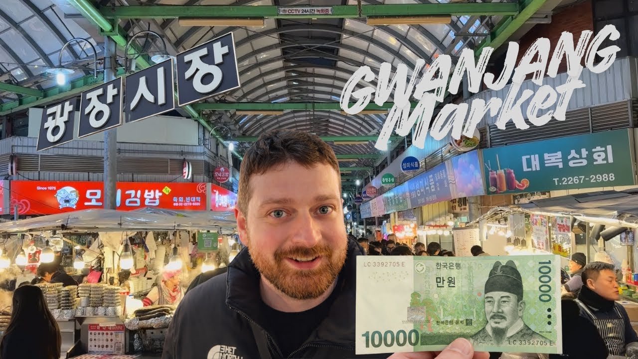 $7 Street Food Challenge at Seoul's Oldest Market