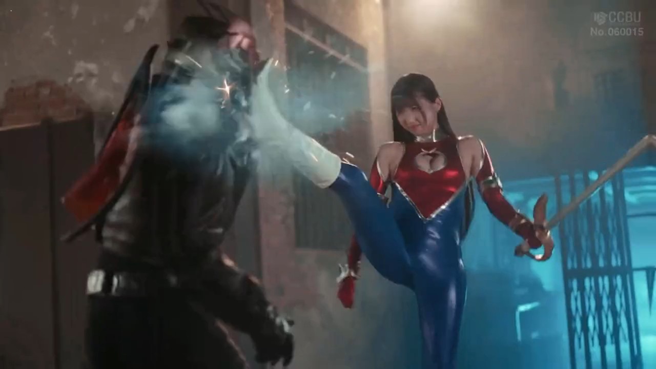 White-Booted Superheroine Didn’t Even Break a Sweat