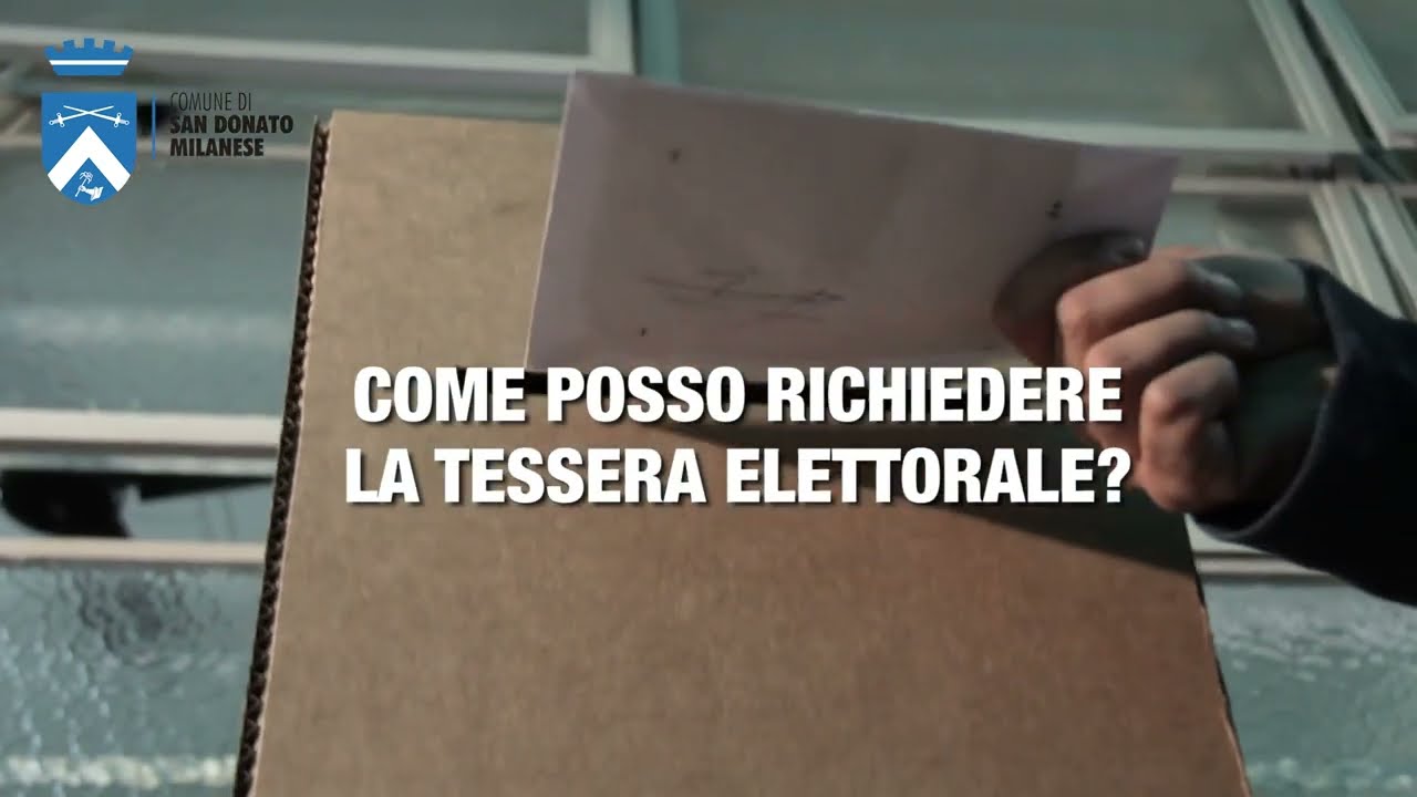 I servizi del Comune | Come posso richiedere la tessera elettorale?