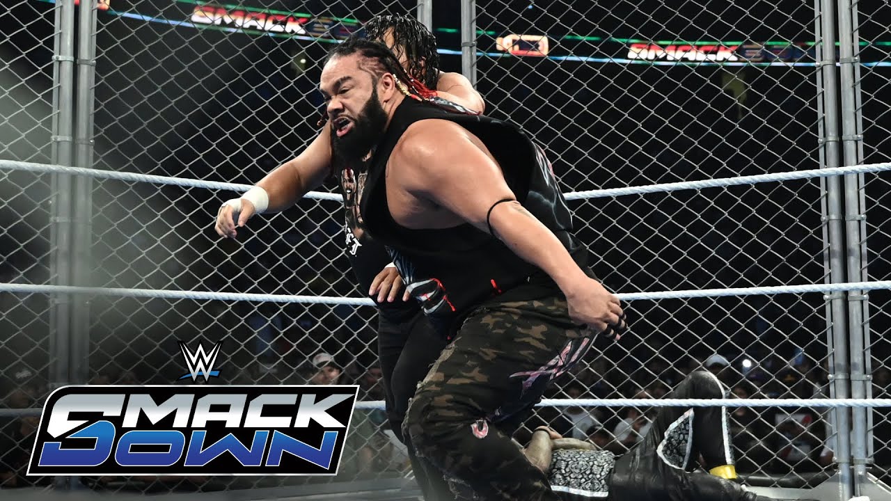Джейкоб Фату и Джимми Усо сражаются с MFT в стальной клетке: лучшие моменты SmackDown, 1 августа ...