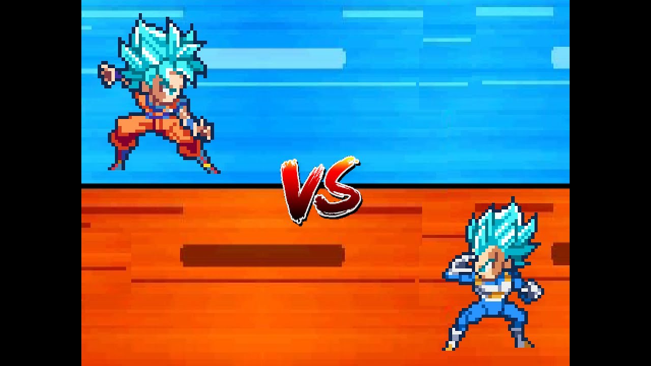 Goku vs Vegeta Sprite Animation