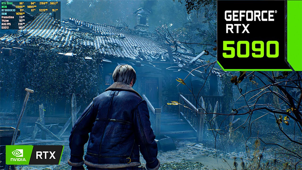 Resident Evil 4 Remake : RTX 5090 32GB ( 4K Maximum Settings RTX ON )