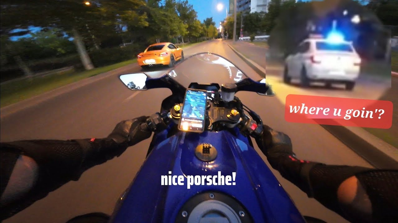 YAMAHA, PORSCHE & POLICE | POV ASMR | R7 QS