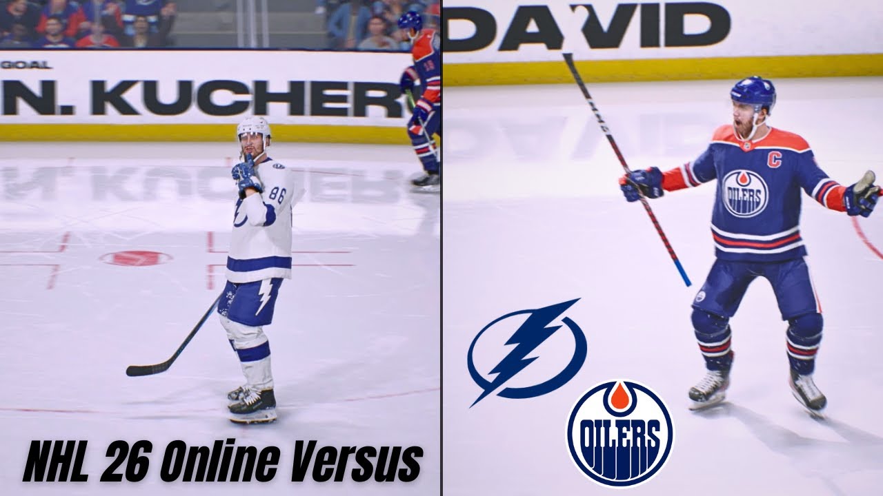 NHL 26 - The McAttack! | Lightning vs. Oilers | Online Versus | PS5