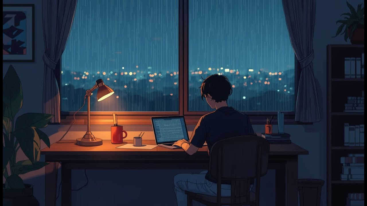 Lights Still On — Cozy Late Night Lo-Fi for Studying & Working (1 Hour)