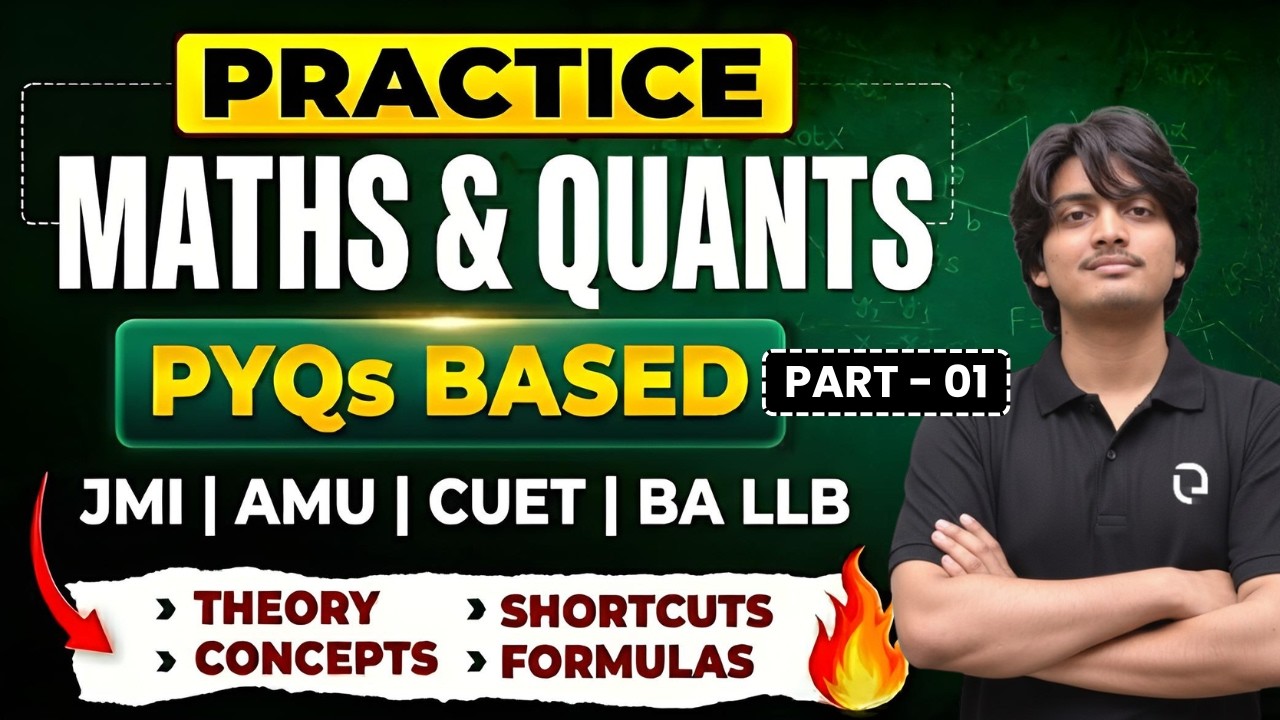 Quantitative Aptitude and Mathematics | Important Practice Question | Part - 01